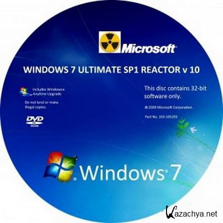 Windows 7 Ultimate SP1 x86 REACTOR 10(fixed/2012)