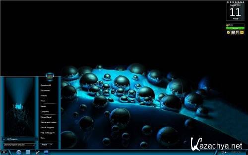3D Blue Sand -   Windows 7