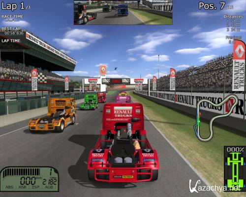Truck Racing by Renault Trucks 0.2.6.8 RePack + Portable by KGS (2009/PC/Eng)