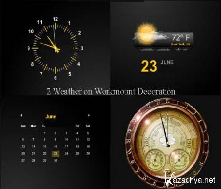 2 Weather on Workmount Decoration