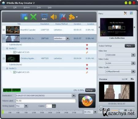 4Media Blu-Ray Creator Express 2.0.4.0707 