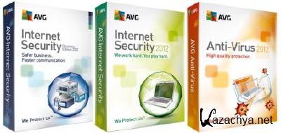 AVG Internet Security/Business Edition / AVG Anti-Virus Pro 2012 v12.0.1913 Build 4770 Final (2012)