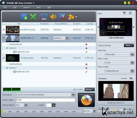 4Media Blu-Ray Creator Express 2.0.4.0707 (2012) 