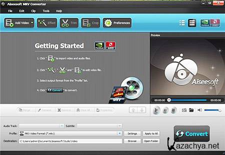 Aiseesoft MKV Converter 6.2.16.4786 Portable (2011) 