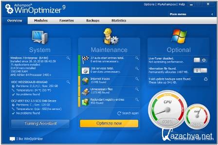 Ashampoo WinOptimizer  9.0.0 Beta