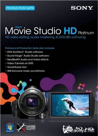 Vegas Movie Studio HD Platinum v 11.0.293 (2012/ML|Rus)
