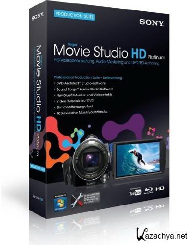 Sony Vegas Movie Studio HD Platinum 11.0.293 [Multi/Rus]
