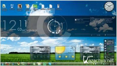 Rainmeter 2.3 build 1172 RuS Portable