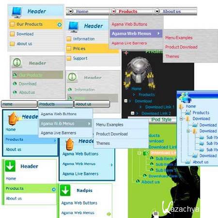 Agama Web Menus Pro v2.20 Portable