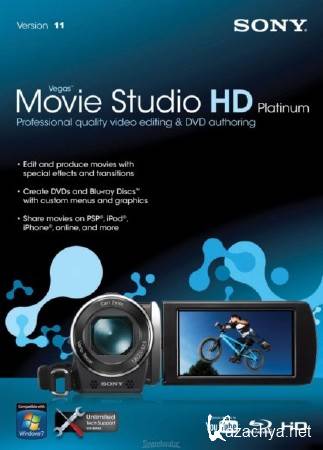 SONY Vegas Movie Studio HD Platinum v11.0.293 Portable 