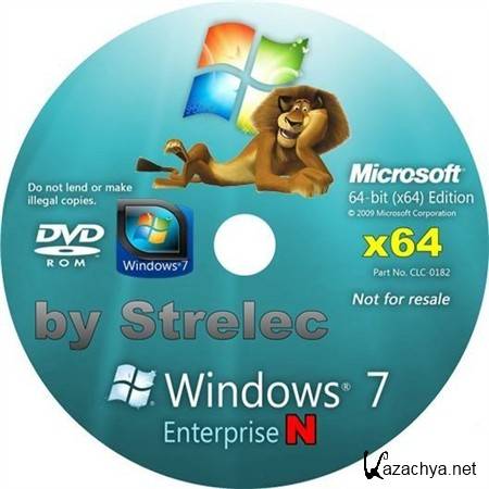 Windows 7 Ultimate SP1 x64 Strelec (06.02.2012/RUS)
