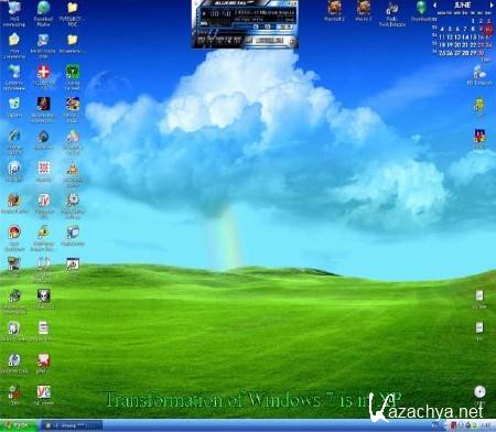 Transformation of Windows 7 is in XP