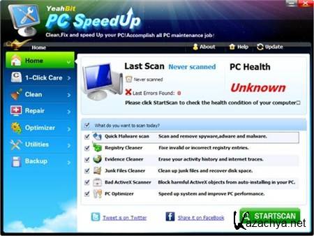 YeahBit PC SpeedUp 2.1.5 Portable