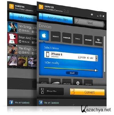 Hamster Free Video Converter 2.5.2.33 + Portable (Ml/Rus) 2012