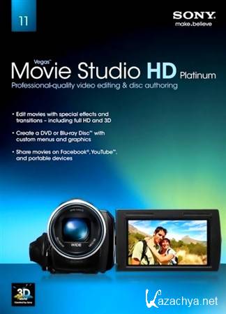 Vegas Movie Studio HD Platinum 11.0.295 -   (ML/RUS)