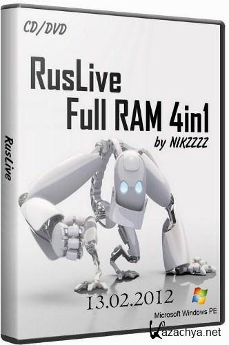 RusLiveFull RAM 4in1 by NIKZZZZ CD/DVD (13.02.2012)