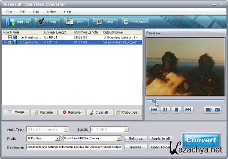 AiseeSoft Total Video Converter v 6.2.28 (2012/ENG)