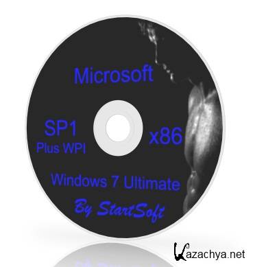 Windows 7 Ultimate SP1 (x32) v 10.2.12 + WPI By StartSoft (2012)