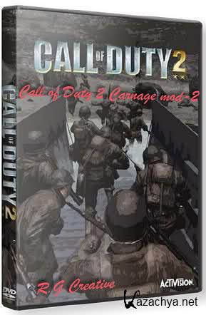 Call of Duty 2 Carnage Mod 2 v1.2 (PC/2012/Repack Creative) 