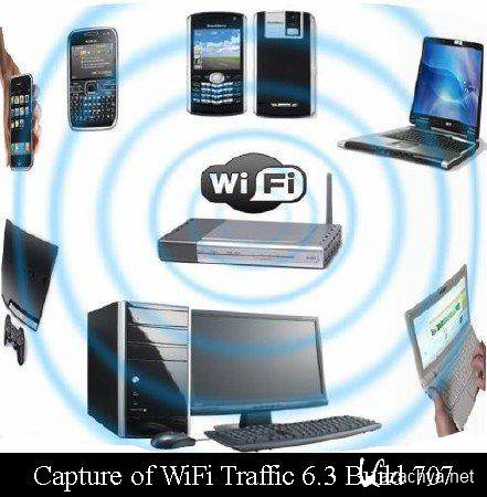 Capture of WiFi Traffic 6.3 Build 707