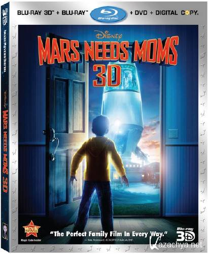    3D / Mars Needs Moms 3D (2011/BDRip/1080p)  