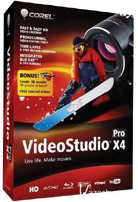 Corel VideoStudio Pro X4 14.2.0.23 SP2 Final RePack by MKN [English+] + 