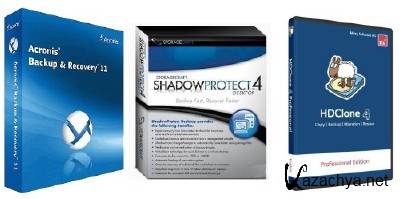 Acronis Backup & Recovery Server + HDClone Professional Edition 4+ShadowProtect Desktop 4