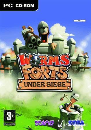  Worms Forts:   / Worms Forts: Under Siege (PC/FULL RU)