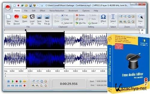 Free Audio Editor 2012 7.9.4 Portable