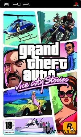 Grand Theft Auto: Vice City Stories v2.0 [Бонус] (Rus/2006/PSP)