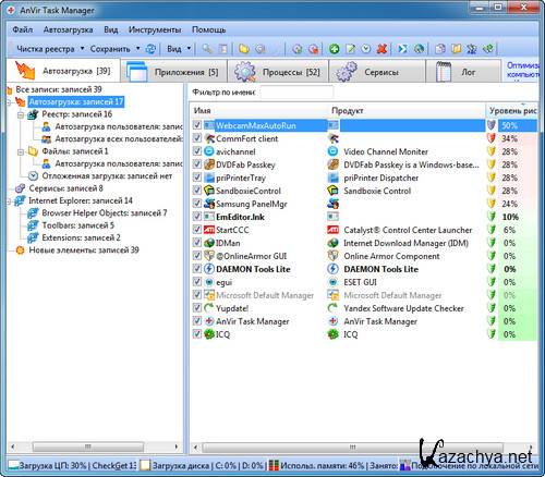 AnVir Task Manager 6.5.0 Datecode 06.03.2012