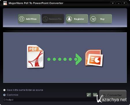 Majorware PDF to PowerPoint Converter 4.0 Eng
