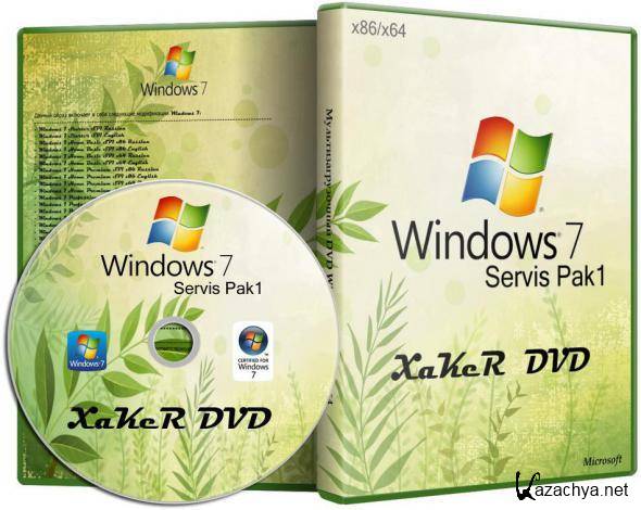 Windows 7 XaKeR DVD (x86/x64/RUS/2012)