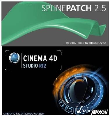 Cinema 4D R12 +  Spline Patch 2.51 +  " IPAD"