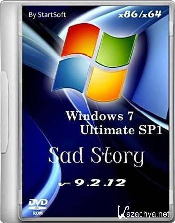 Windows 7 SP1 Sad Story x32 x64 By StartSoft 9.2.12 (2012/RUS)