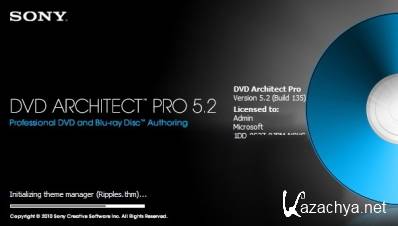 Sony DVD Architect Pro 5.2 Build 135