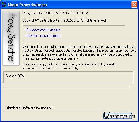 Proxy Switcher 5.5.0 Build 5935