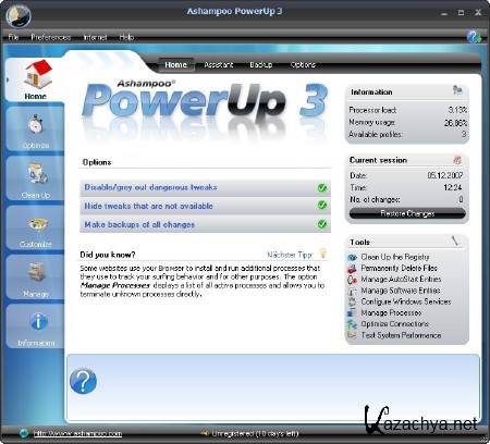 Ashampoo PowerUp 3.3.23 RePack by Jet AG (2012/ML/RUS)