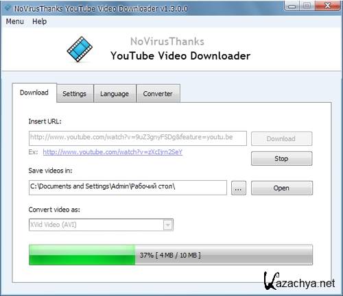 NoVirusThanks YouTube Video Downloader  1.3.0.0
