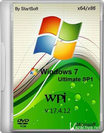 Windows 7 SP1 WPI By StartSoft v 17.4.12 (RUS/x32/x64)