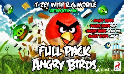 Angry Birds Full Pack [, 640x360, ENG]