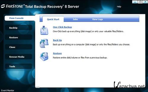 FarStone Total Backup Recovery Server  8.0 Build 20120316