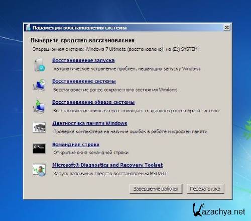 Microsoft Diagnostic and Recovery Toolset (MSDaRT) 7.0 x86/x64 [2011, RUS]