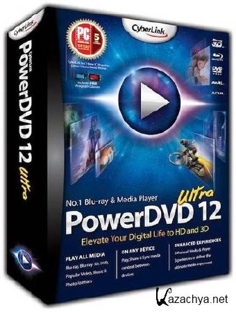 CyberLink PowerDVD v12.0.1312.54 Ultra RePack by KDFX ( 2012 )