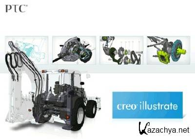 PTC Creo Illustrate 2.0 F000 build 23 (Final official edition) x86+x64 [2012, MULTI+) + Crack