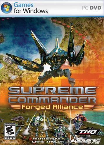 Supreme Commander: Forged Alliance + Integrated SpeedFix + 4dc + BlackOps + 128 Maps (2007/Eng/PC)