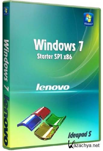Lenovo S-Series recovery DVD Windows 7 Starter SP1 x86 6.1 RUS (2 DVD)