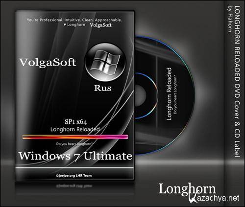 Windows 7 Ultimate SP1 x64 VolgaSoft Longhorn v 2.1