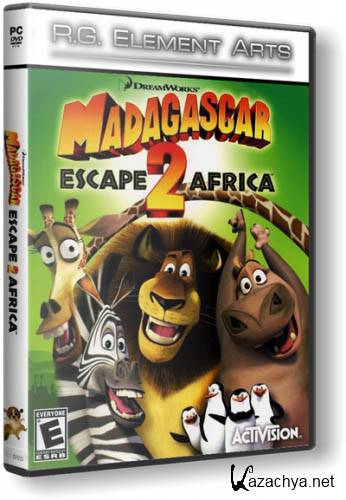  2 / Madagascar: Escape 2 Africa (2008/Rus/PC) RePack  R.G. Element Arts