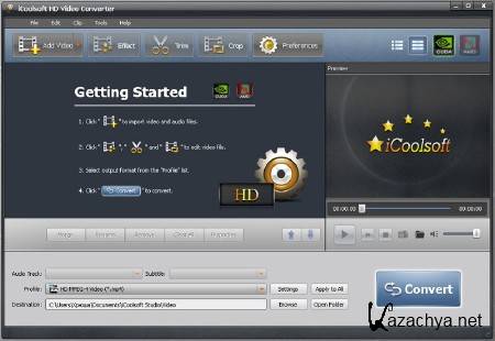 iCoolsoft HD Video Converter 5.0.6 (ENG) 2012
